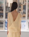 BASERANGE 25 Autumn/Winter Garlin Top Vest BAS-TSGA-FL-AU25-ANA YELLOW